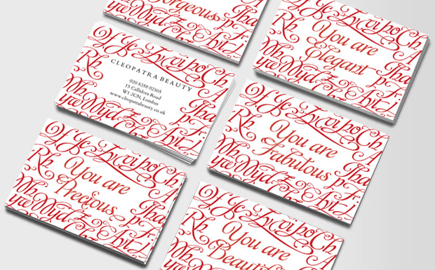 makeup artist business cards. Double-sided Business Cards